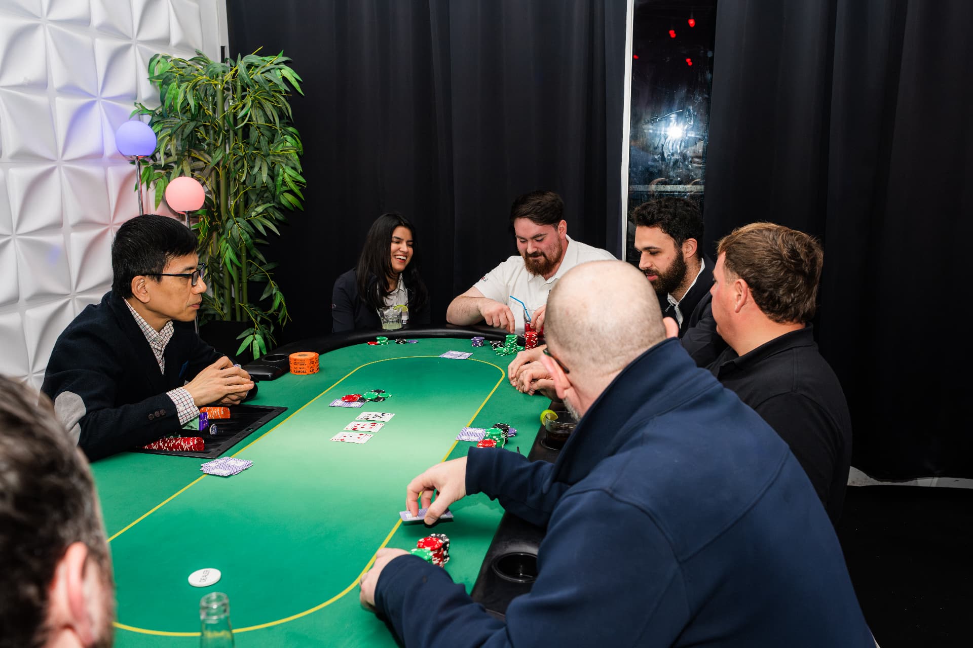 Poker Tables — Casino Night